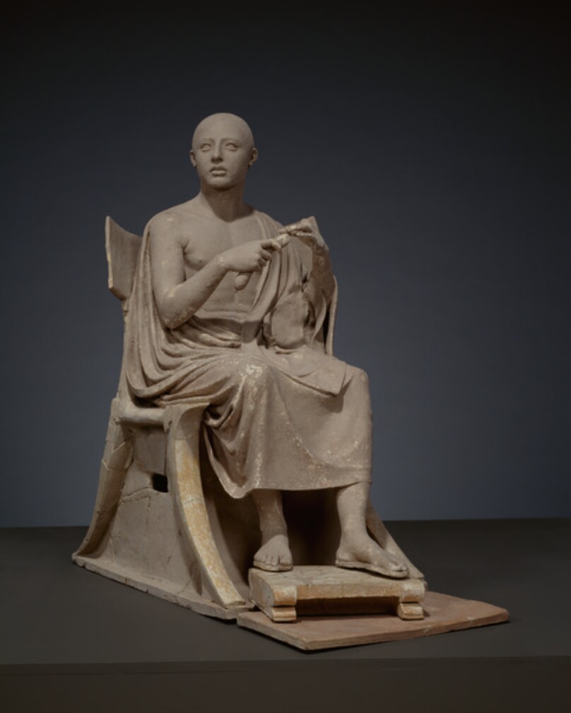 Statue of a Seated Poet (Orpheus?)