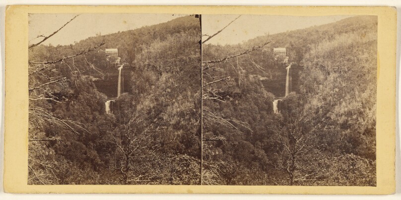 Kauterskill Glen and Falls from the South-West. Distant View.