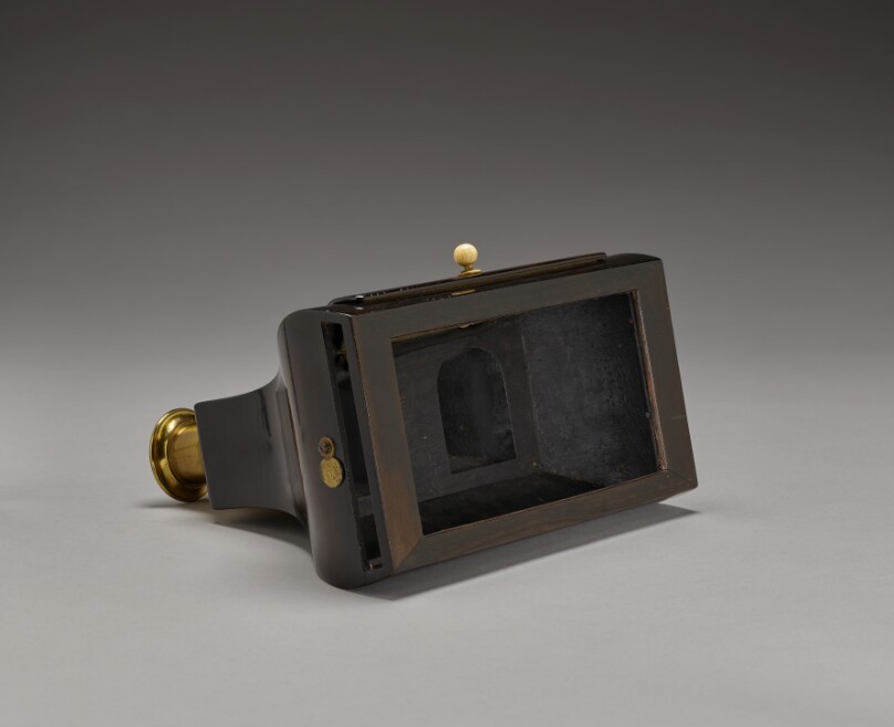 One stereoscope, "Claudet's Patent," custom