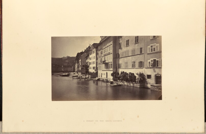A Street on the Reuss. Lucerne