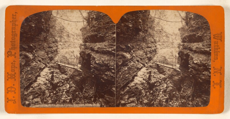 Looking down from Pluto, Watkins Glen, N.Y.