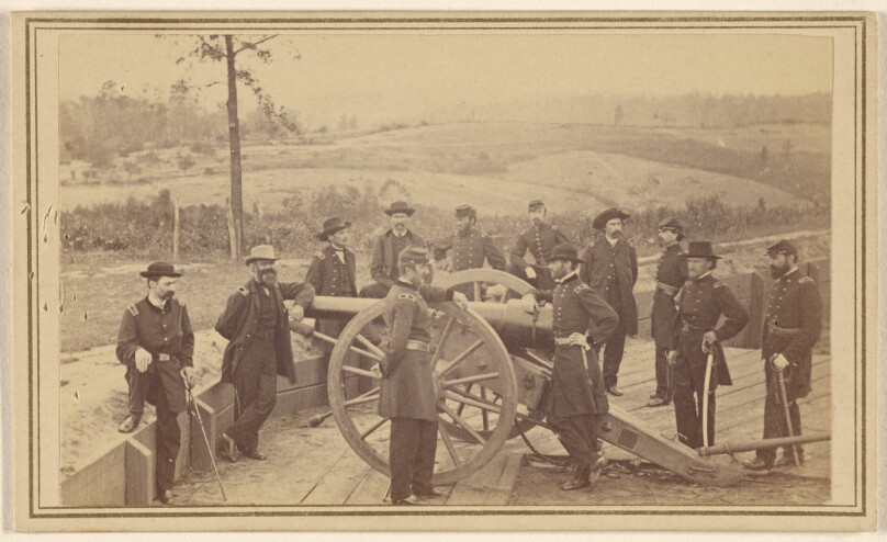 [General Sherman & Staff Before Atlanta July 19, 1864]