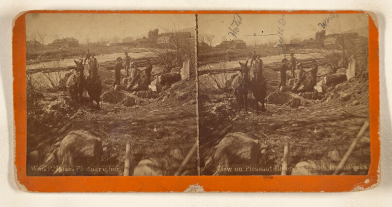 View on Pleasant River, Katahdin Iron Works [Maine]