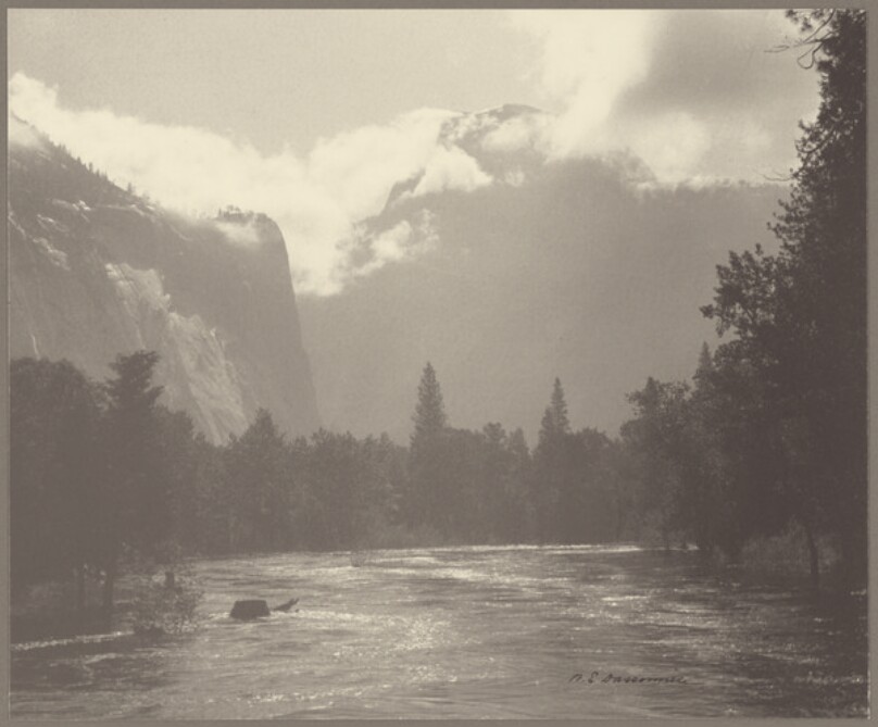 [View of Yosemite Valley with River]
