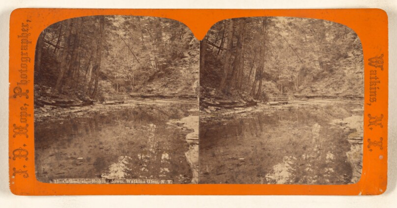 Cathedral, - looking down, Watkins Glen, N.Y.
