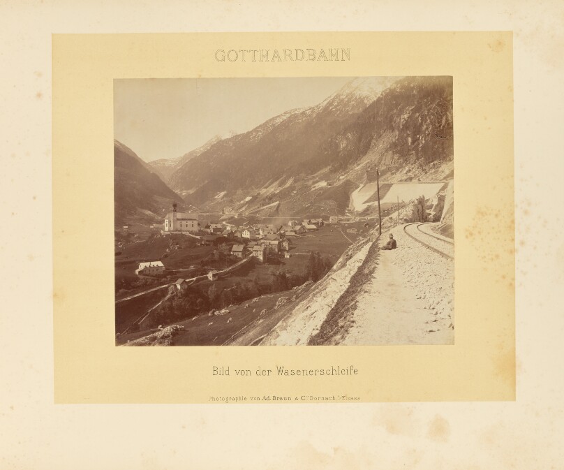 Gotthardbahn: Bild von der Wasenerschleife