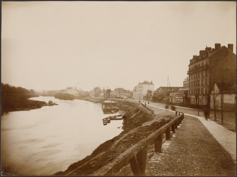 [View along river]