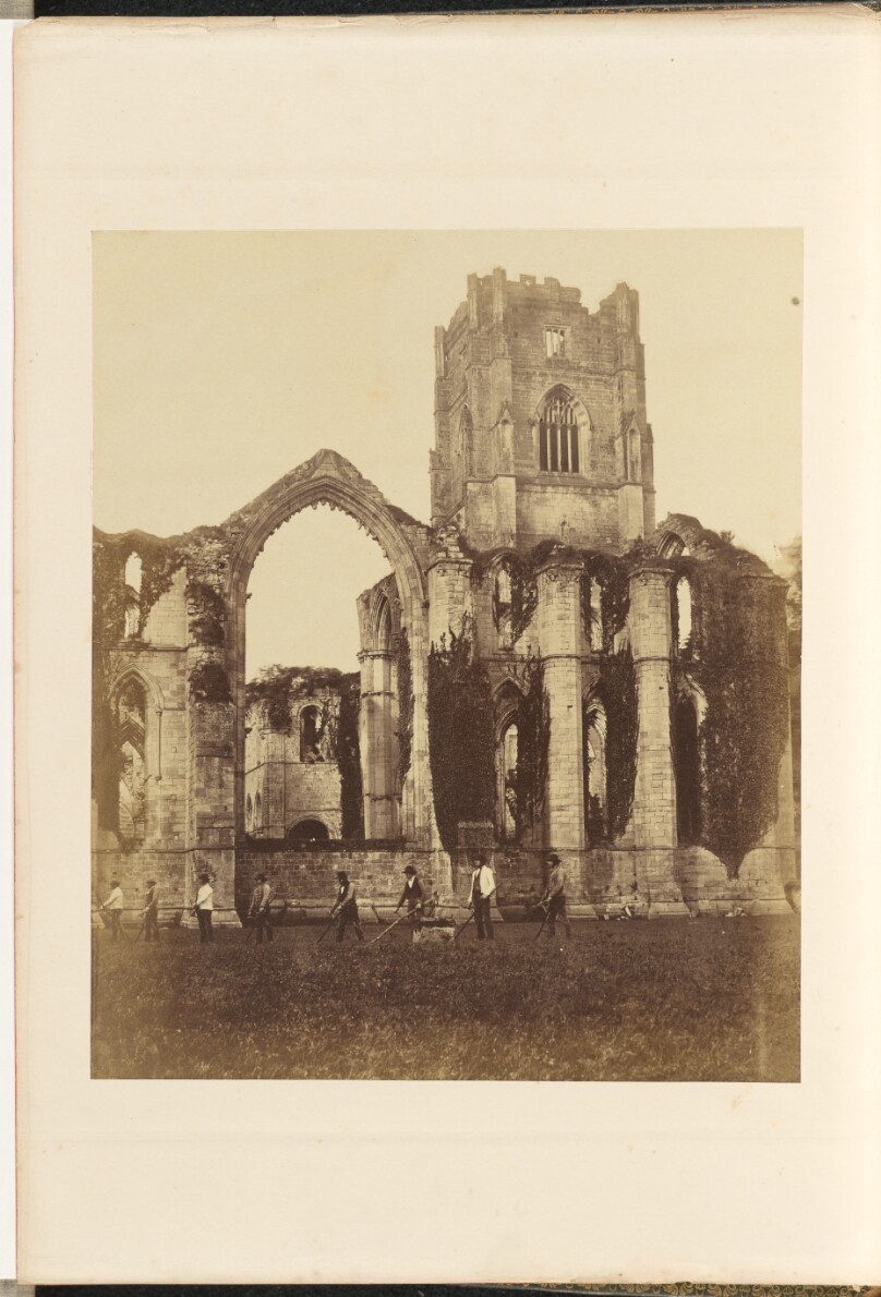 [Fountains Abbey, East Window and Tower]