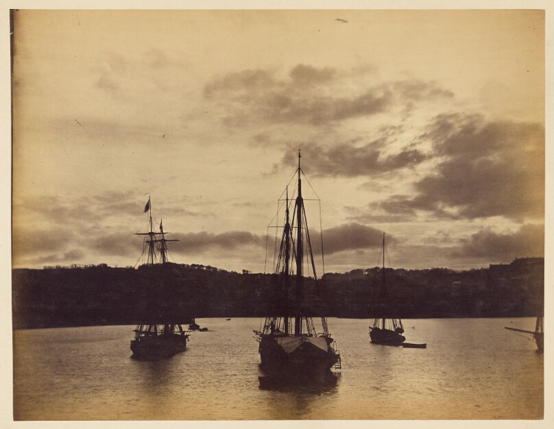 A Night Scene in the Harbour