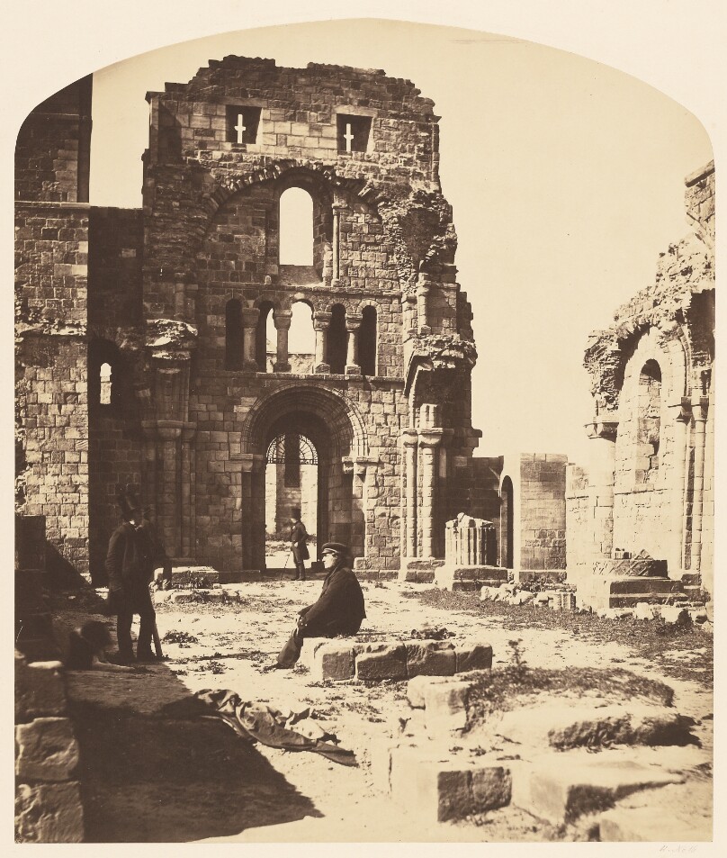 Interior, Lindisfarne Priory, West End.