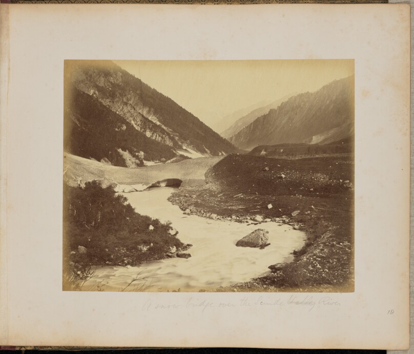 A Snow Bridge over the Scinde River