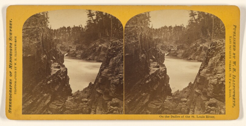 One the Dalles of the St. Louis River.