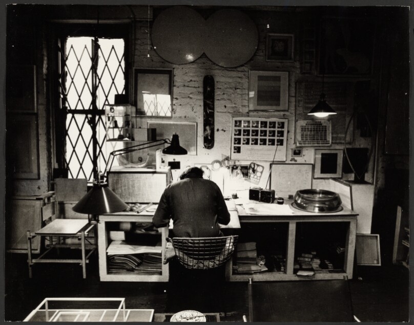 Sol LeWitt in his studio, New York