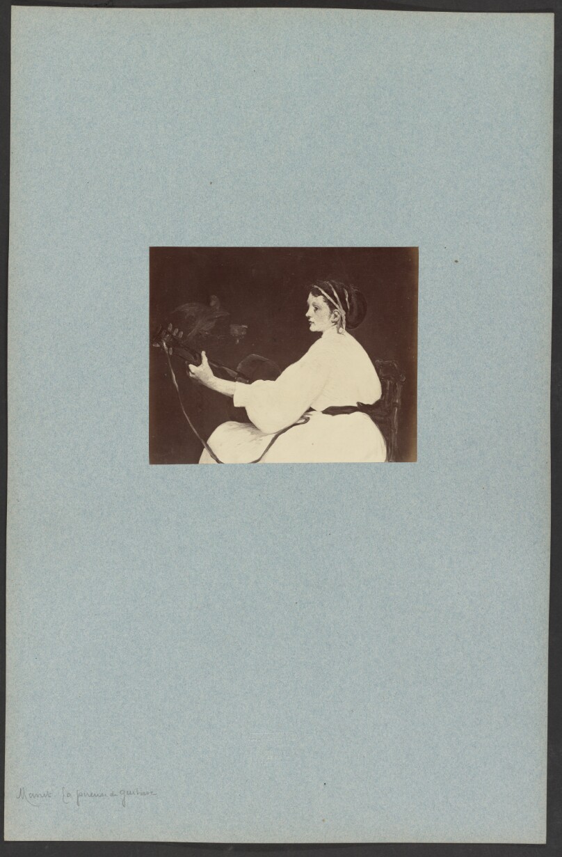 "Le Joueur de Guitare" par Manet