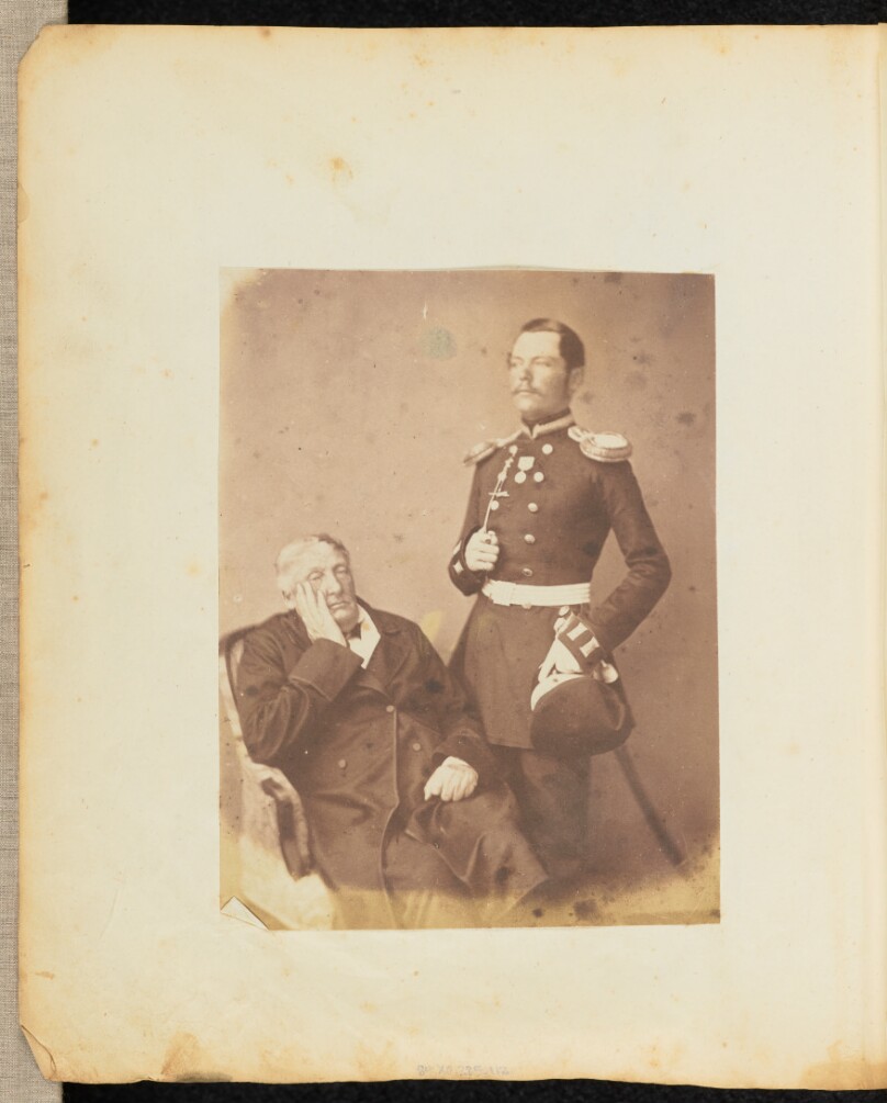 [Portrait of two men]