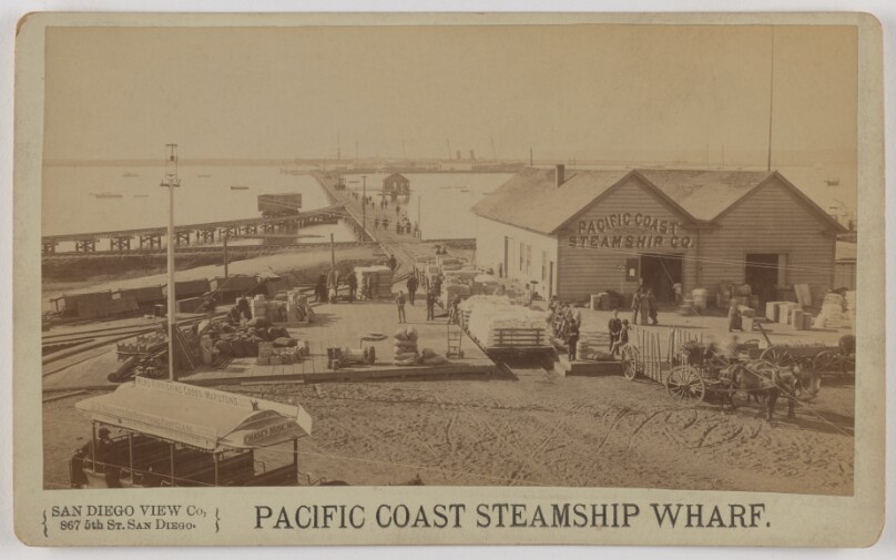 Pacific Coast Steamship Wharf.