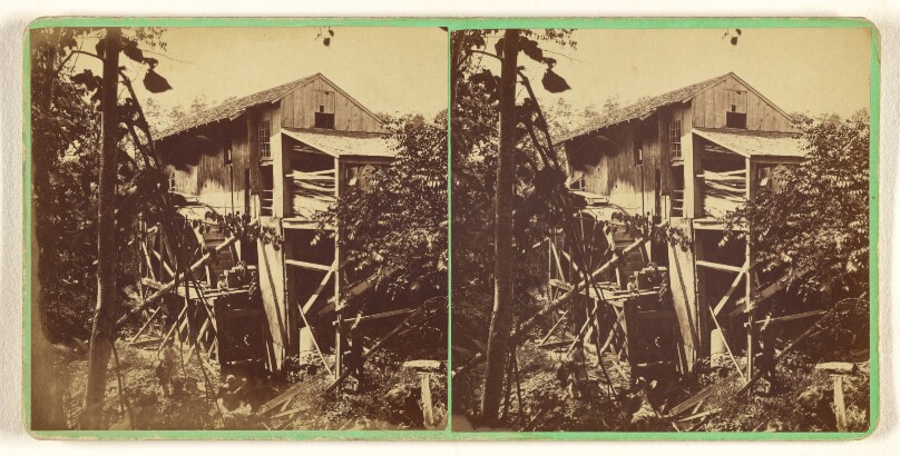 The Old Mill, Looking West. [Ensenore Glen, N.Y.]