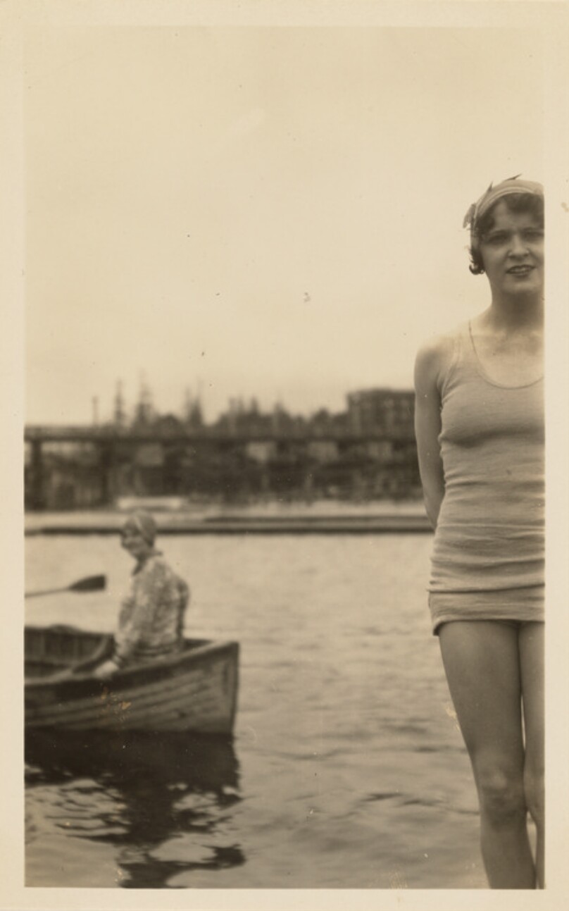 [Woman in bathing suit]