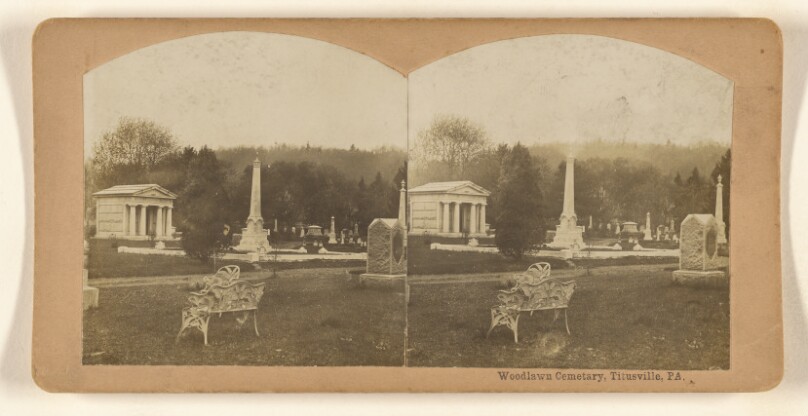Woodlawn Cemetery, Titusville, PA.