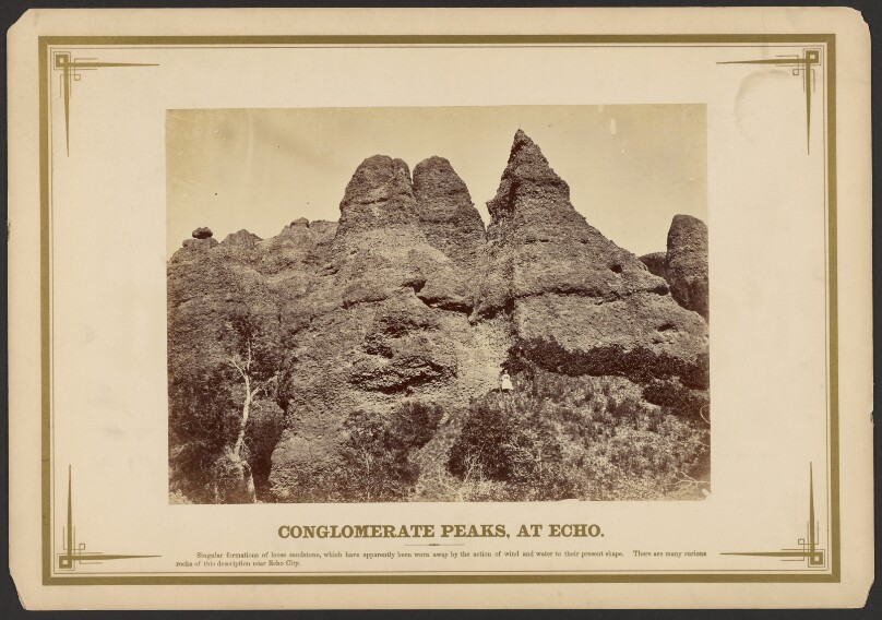 Conglomerate Peaks, at Echo. [Weber Canyon, Utah]