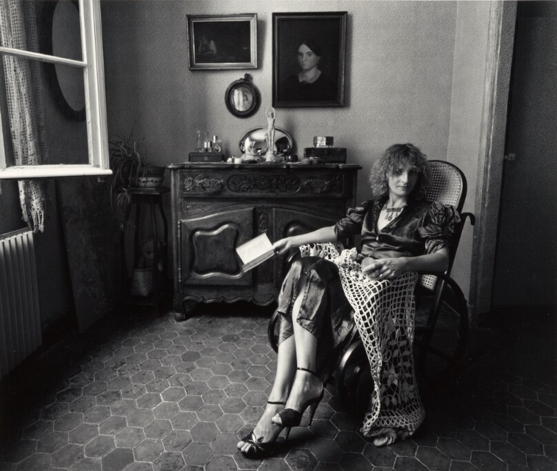 Thea with Book