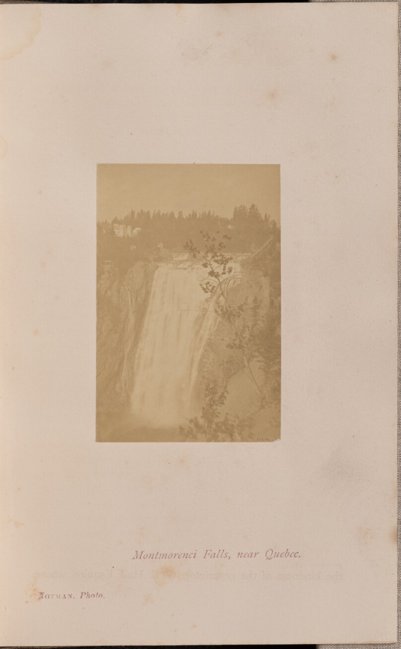 Montmorenci Falls, near Quebec