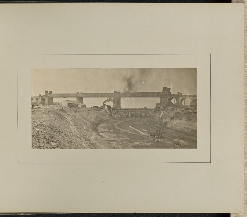 Runcorn - Cutting below Railway Viaduct