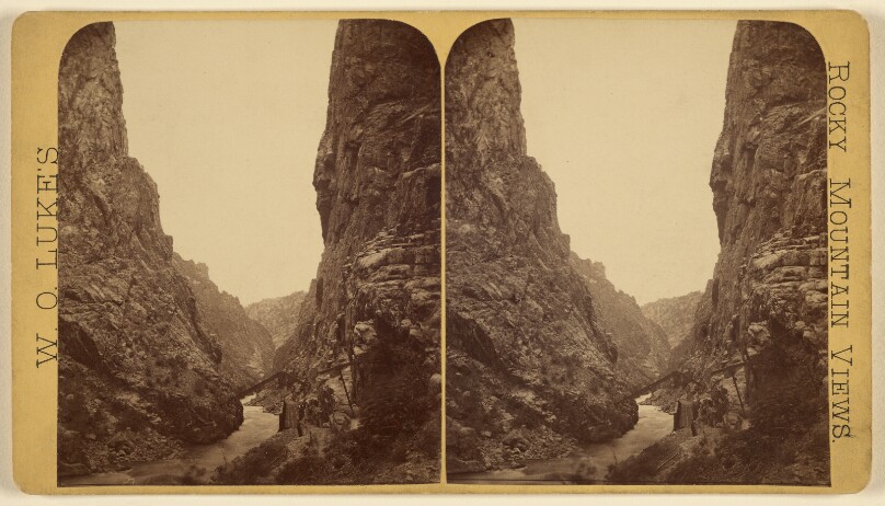 [Ravine, Rocky Mountains]