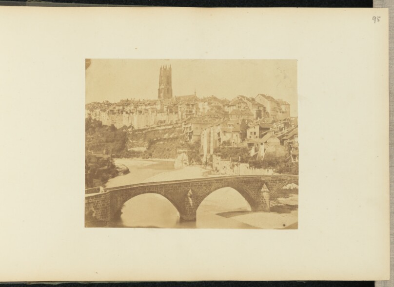 [City along river]