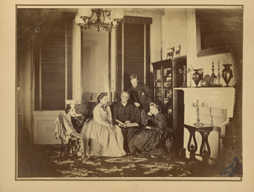 Photograph taken by magnesium light