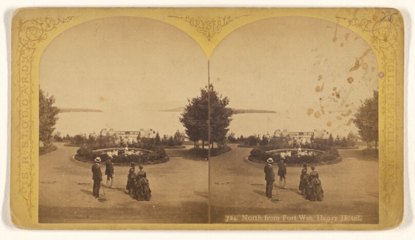 North from Fort Wm. Henry Hotel.