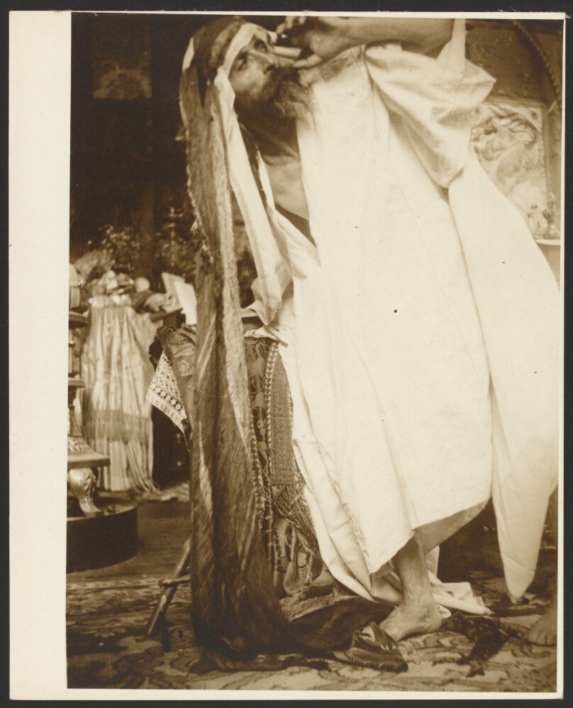[Male Model with Beard for Illustration of Emil Gebhart's "Cloches de Noël et de Pâques," Paris