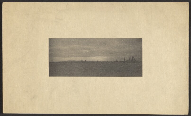 [View of ships at sea]