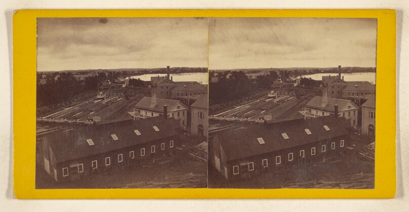 [Bird's-Eye View from west of Post Office Building, Portsmouth, New Hampshire]