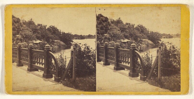(---illeg.)ak Bridge across the North Arm of the Lake.