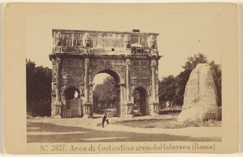 Arco di Constantino preso dal Colosseo (Roma)