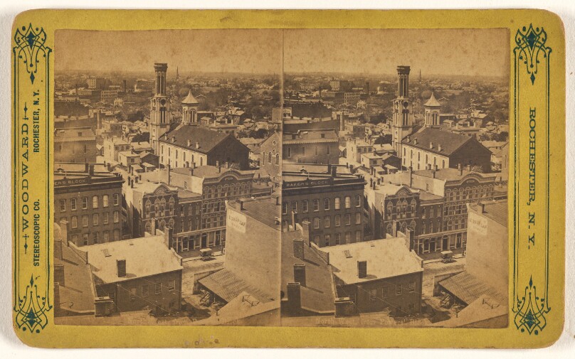 North-West, from Powers' Block. [Rochester, N.Y.]