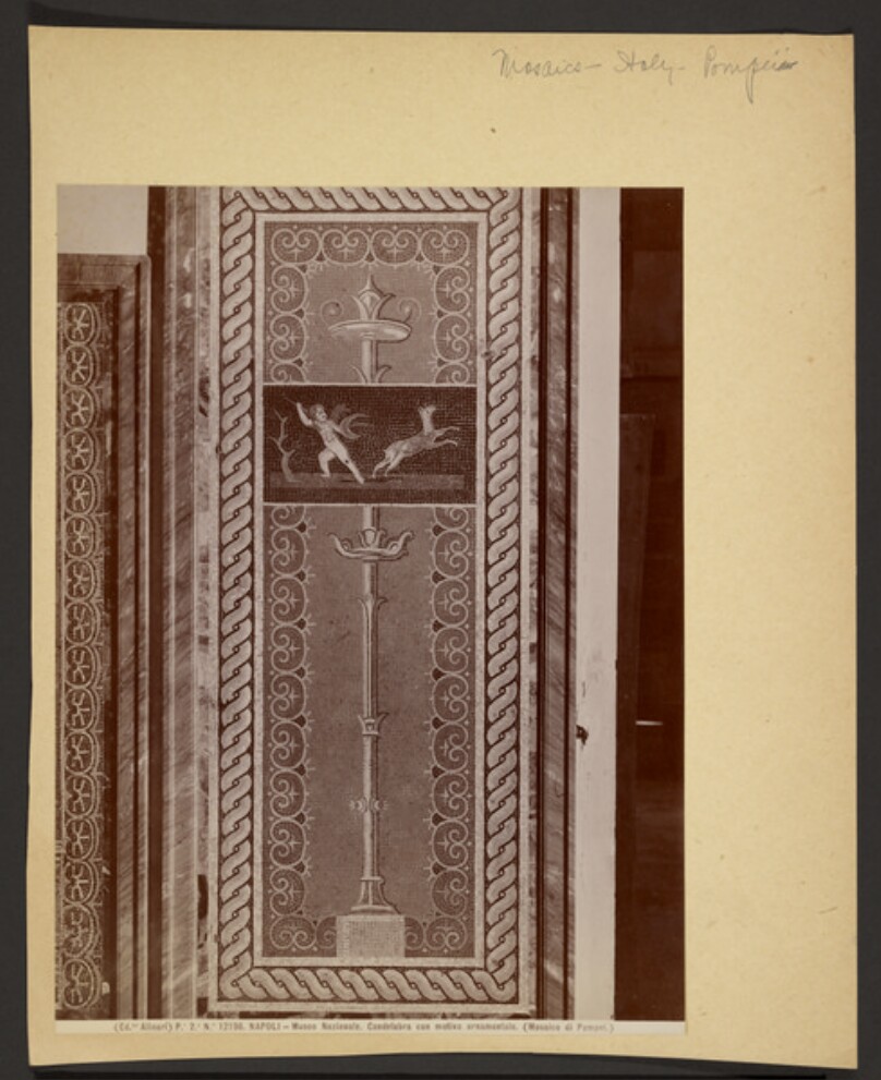 Candelabra mosaic, National Museum, Naples