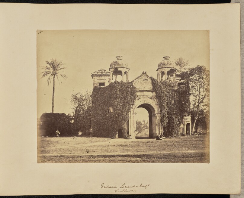 Entrance. Secundra Bagh. Lucknow