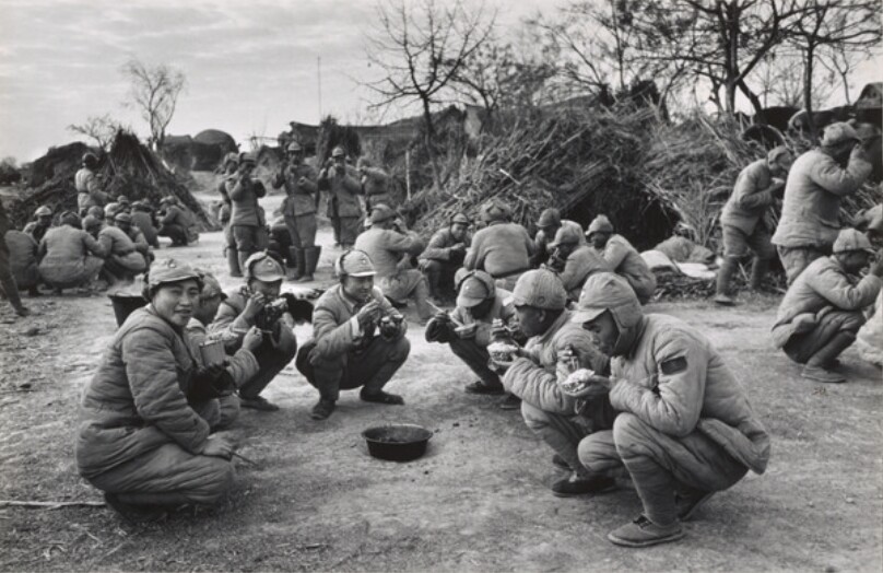 Chinese Nationalist Troops at Pengpu Front