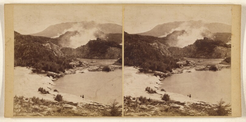 The Pink Terrace, Rotomahana: The Sulphur Pool.