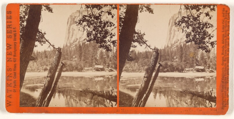 At Mirror Lake, Yosemite Valley, Mariposa Co., Cal.