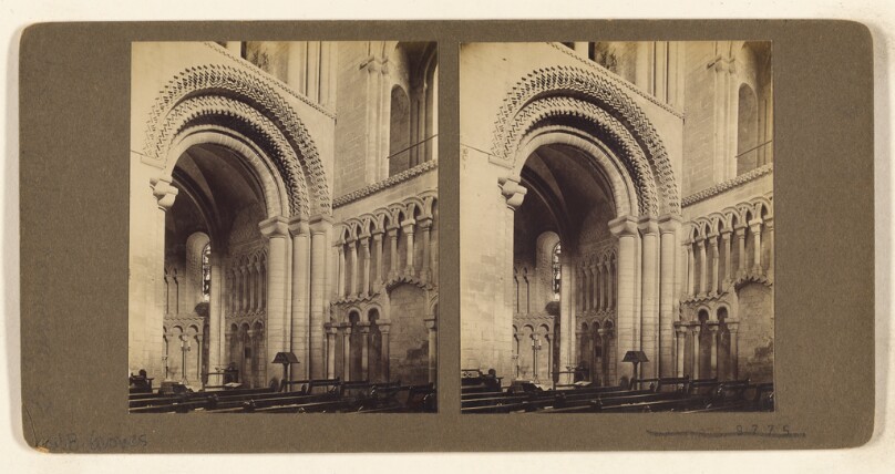 [Exterior of Ely Cathedral] (recto); [Ely - North Transept] (verso)