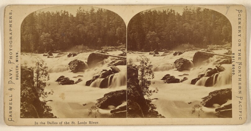 In the Dalles of the St. Louis River.
