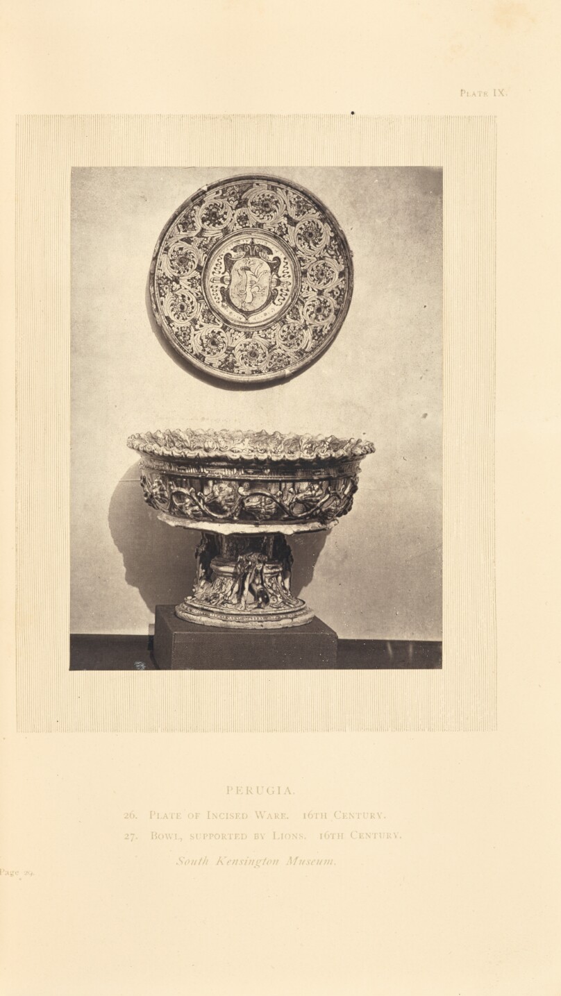 [Decorative plate and bowl]