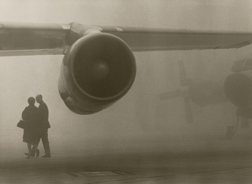 Untitled (Couple at Foggy Airport)