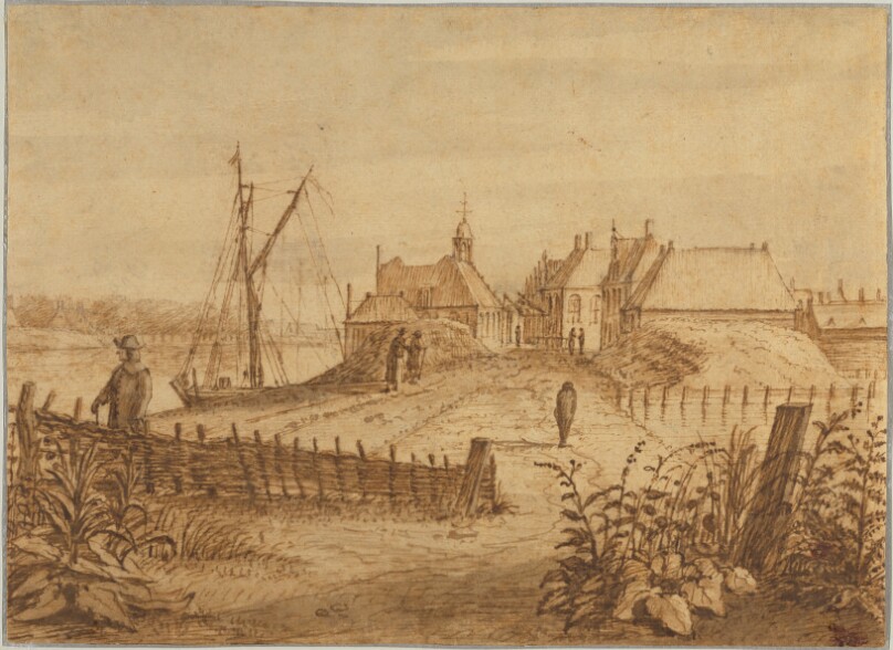 The Village of Nieuwersluis on the Vecht