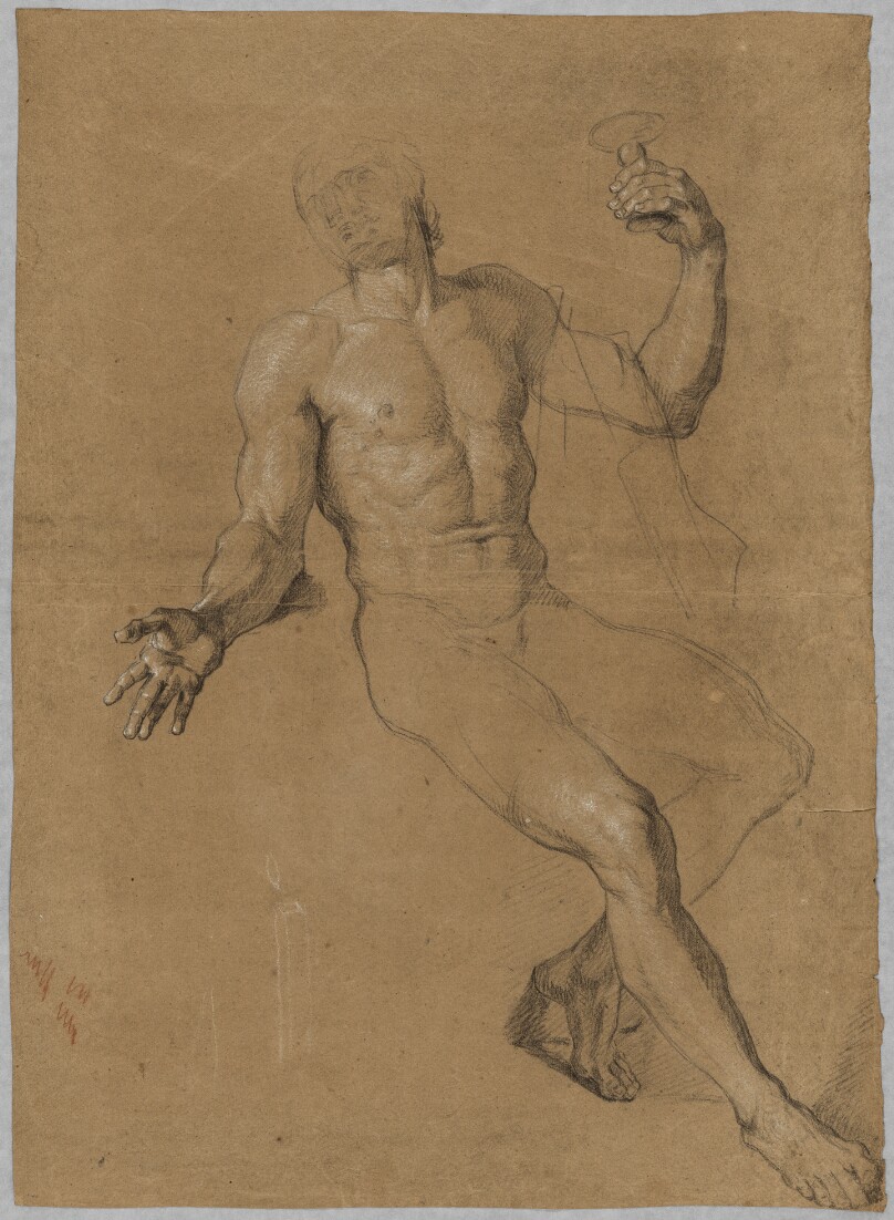 Study of a Nude Man Posed as Bacchus