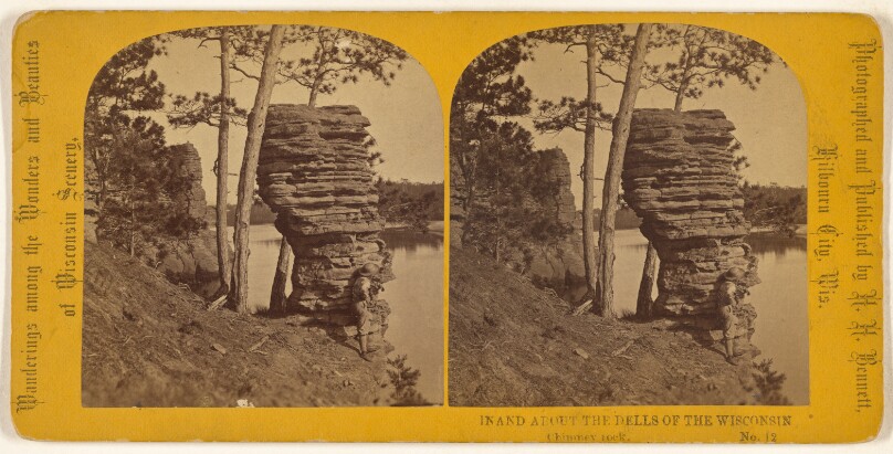 Chimney rock. [Wisconsin Dells]