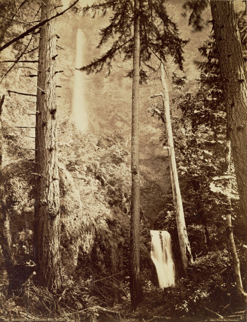 Multnomah Falls, Columbia River, Oregon / [Multnomah Falls, Side]